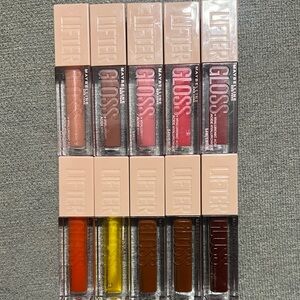 Maybelline bundle of 10 Lifter Gloss with Hyaluronic Acid-$FIRM